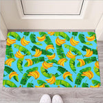 Banana Leaf Pattern Print Rubber Doormat