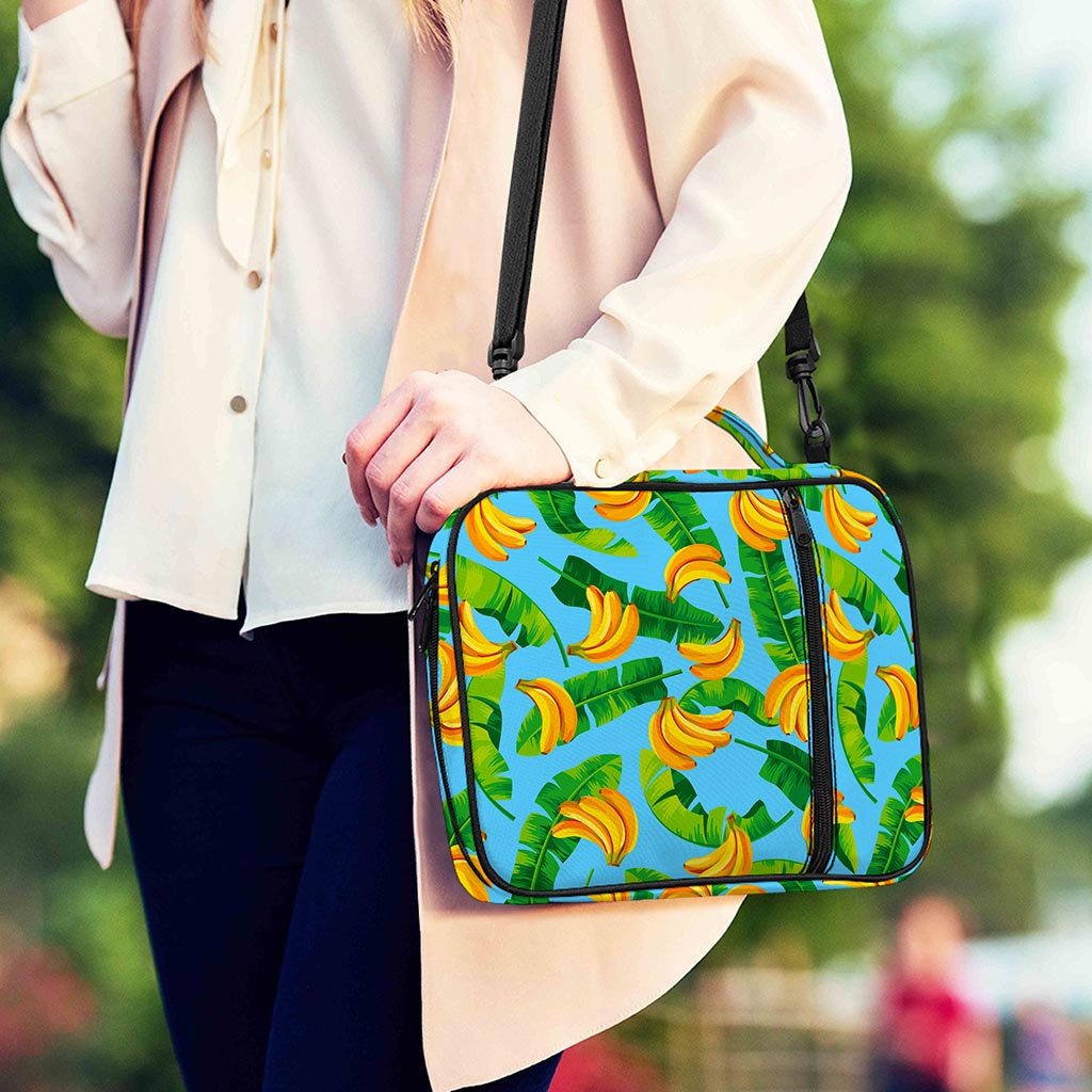 Banana Leaf Pattern Print Shoulder Strap Bible Bag
