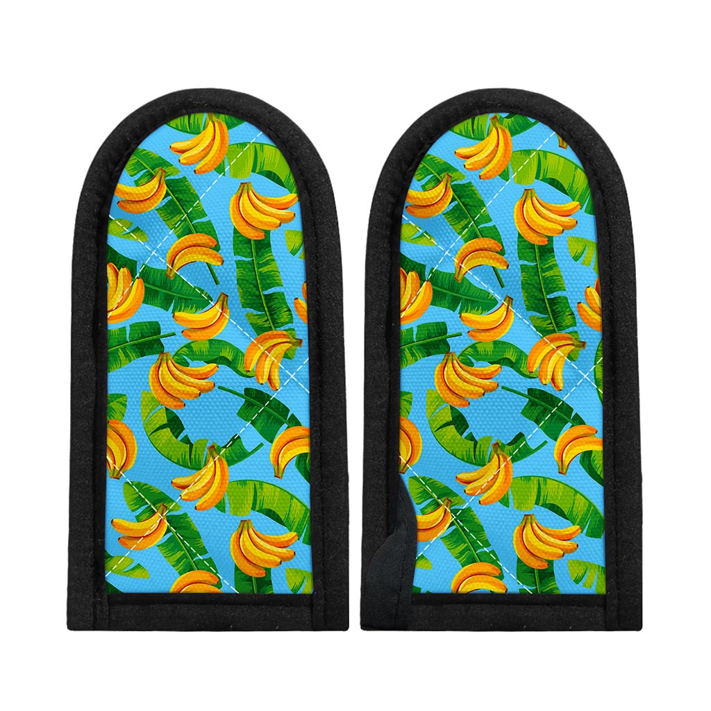 Banana Leaf Pattern Print Skillet Handle Cover