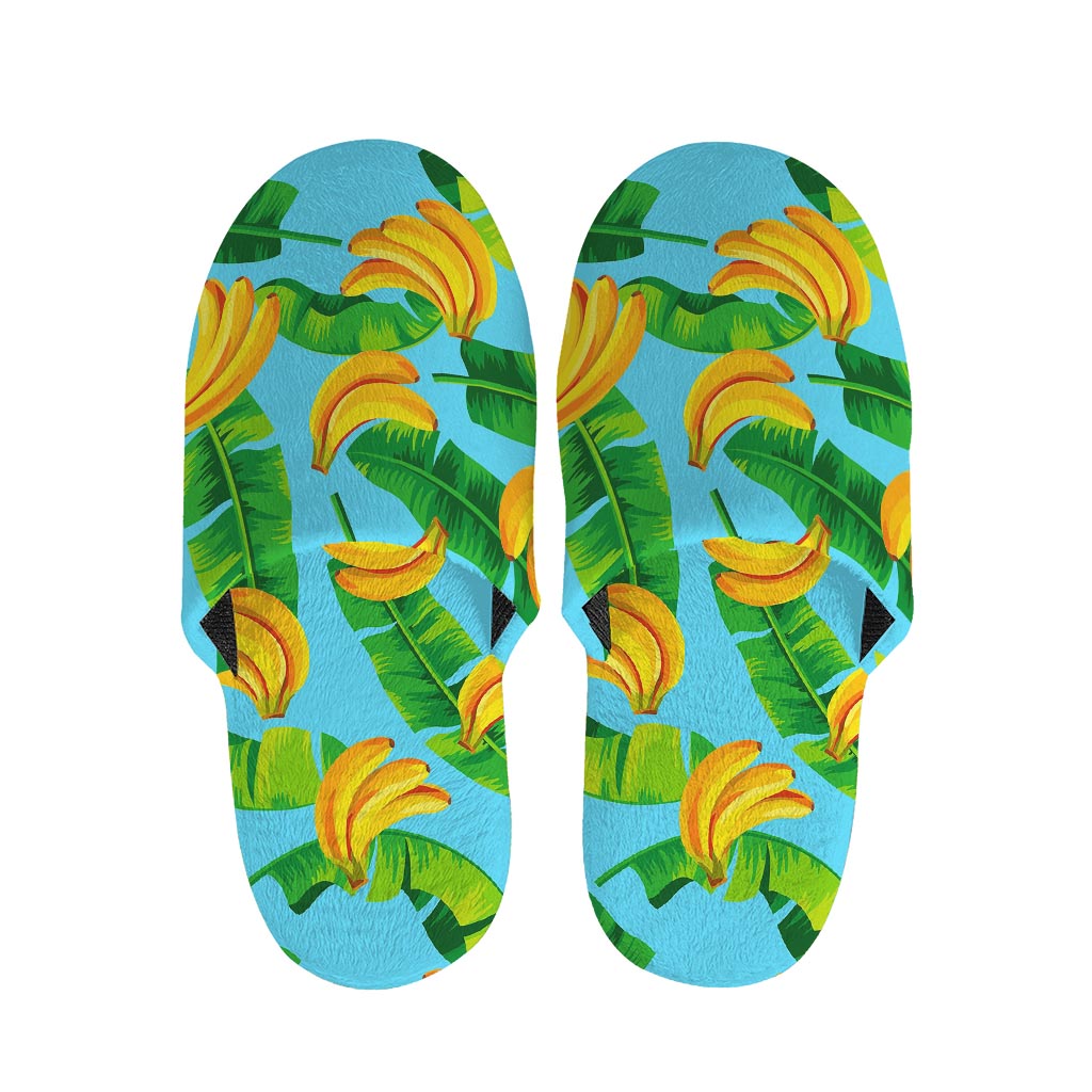 Banana Leaf Pattern Print Slippers