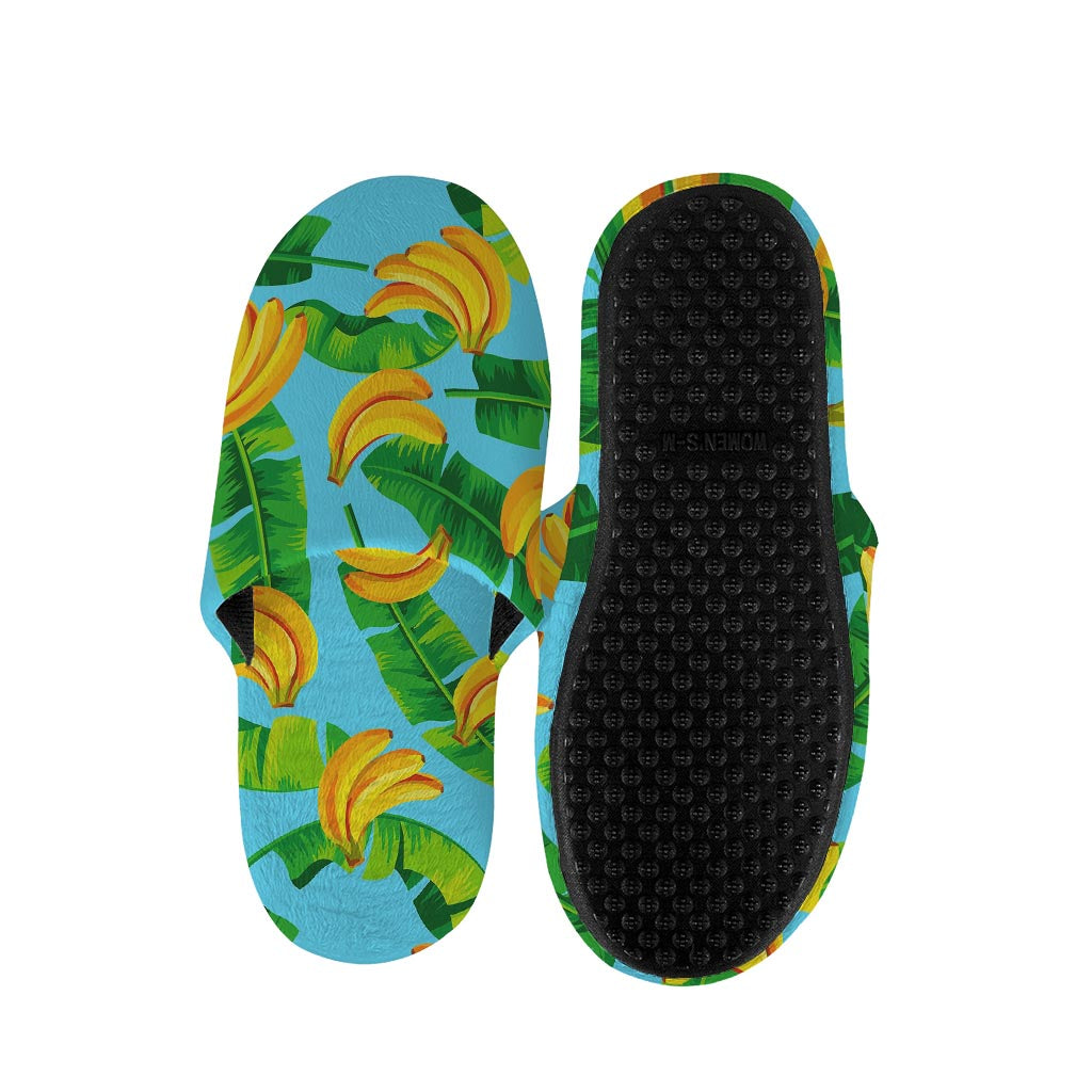 Banana Leaf Pattern Print Slippers