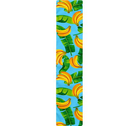 Banana Leaf Pattern Print Table Runner