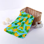 Banana Leaf Pattern Print Towel
