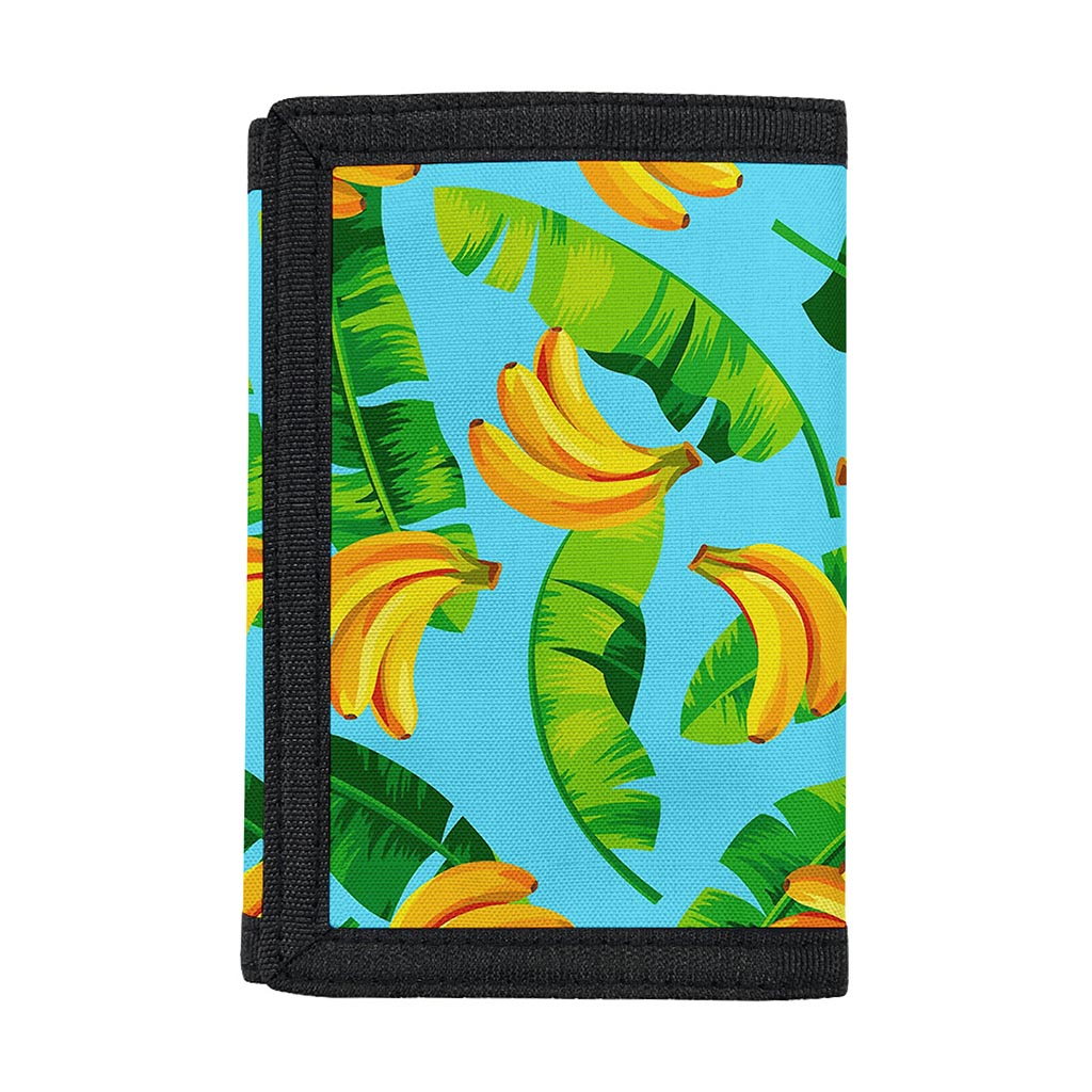Banana Leaf Pattern Print Trifold Wallet