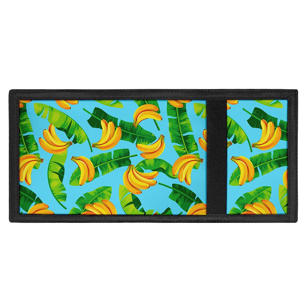 Banana Leaf Pattern Print Trifold Wallet