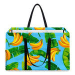 Banana Leaf Pattern Print Utility Tote Bag