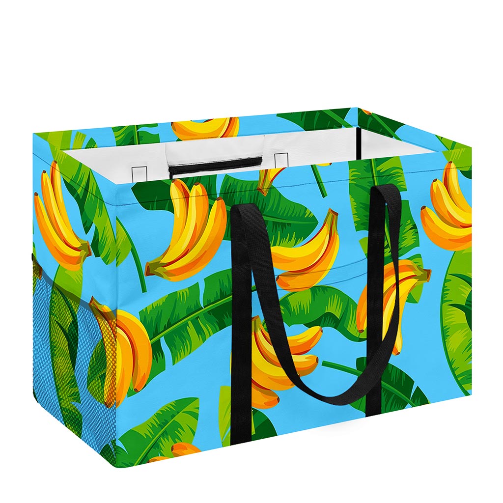 Banana Leaf Pattern Print Utility Tote Bag