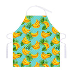 Banana Palm Leaf Pattern Print Adjustable Apron