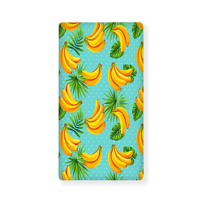 Banana Palm Leaf Pattern Print Baby Crib Sheet
