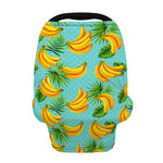 Banana Palm Leaf Pattern Print Baby Seat Cover