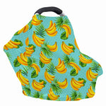 Banana Palm Leaf Pattern Print Baby Seat Cover