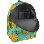 Banana Palm Leaf Pattern Print Backpack