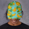 Banana Palm Leaf Pattern Print Baseball Cap