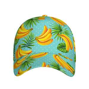 Banana Palm Leaf Pattern Print Baseball Cap