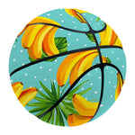 Banana Palm Leaf Pattern Print Basketball