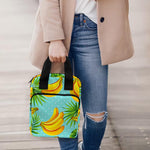 Banana Palm Leaf Pattern Print Bible Tote Bag