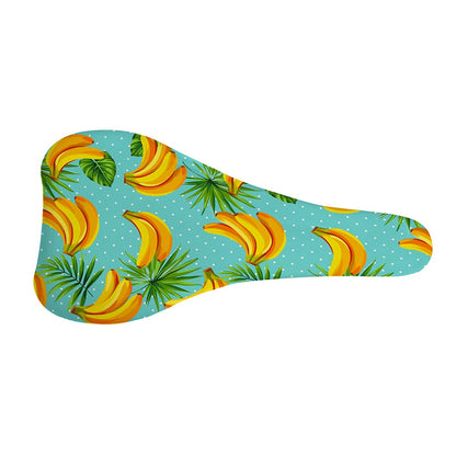 Banana Palm Leaf Pattern Print Bicycle Seat Cover