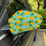 Banana Palm Leaf Pattern Print Car Side Mirror Covers