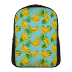 Banana Palm Leaf Pattern Print Casual Backpack