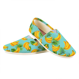 Banana Palm Leaf Pattern Print Casual Shoes