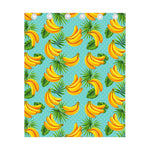 Banana Palm Leaf Pattern Print Curtain