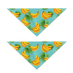 Banana Palm Leaf Pattern Print Dog Bandana