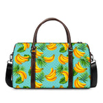 Banana Palm Leaf Pattern Print Duffle Bag