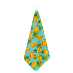 Banana Palm Leaf Pattern Print Hand Towel