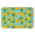 Banana Palm Leaf Pattern Print Indoor Door Mat