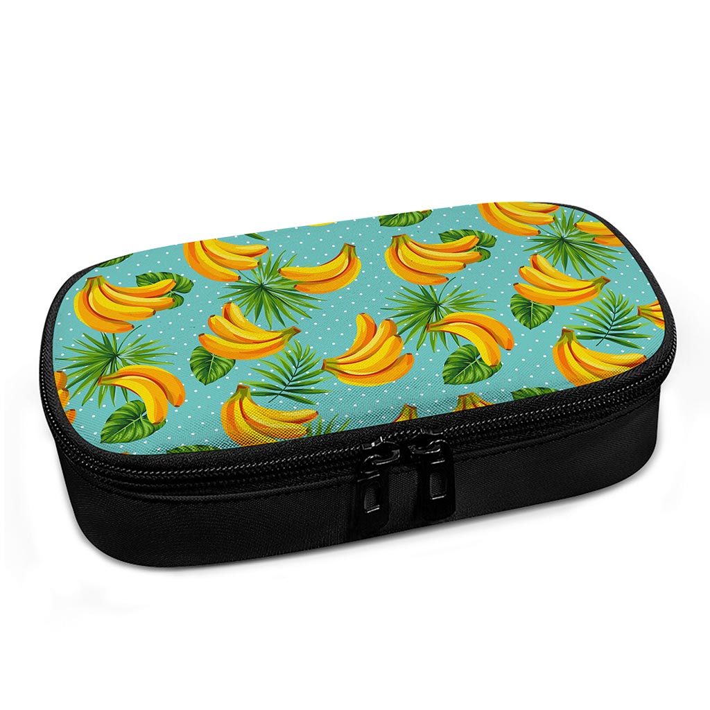 Banana Palm Leaf Pattern Print Insulin Cooler Travel Case