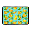 Banana Palm Leaf Pattern Print Kitchen Mat