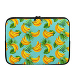 Banana Palm Leaf Pattern Print Laptop Sleeve
