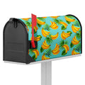 Banana Palm Leaf Pattern Print Mailbox Cover