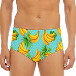 Banana Palm Leaf Pattern Print Men's Triangle Swim Briefs
