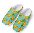 Banana Palm Leaf Pattern Print Mesh Casual Shoes