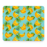 Banana Palm Leaf Pattern Print Mouse Pad