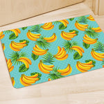 Banana Palm Leaf Pattern Print Polyester Doormat