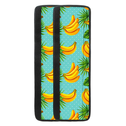 Banana Palm Leaf Pattern Print Refrigerator Handle Covers