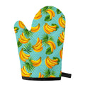 Banana Palm Leaf Pattern Print Single Oven Mitt