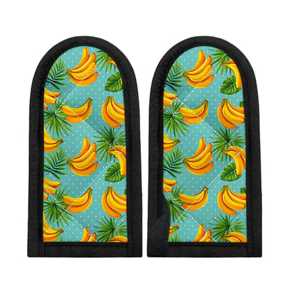 Banana Palm Leaf Pattern Print Skillet Handle Cover