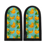 Banana Palm Leaf Pattern Print Skillet Handle Cover