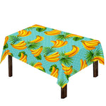 Banana Palm Leaf Pattern Print Tablecloth