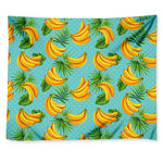 Banana Palm Leaf Pattern Print Tapestry