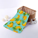 Banana Palm Leaf Pattern Print Towel