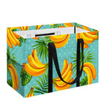 Banana Palm Leaf Pattern Print Utility Tote Bag