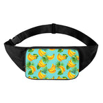 Banana Palm Leaf Pattern Print Waist Bag