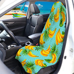 Banana Palm Leaf Pattern Print Waterproof Car Seat Cover