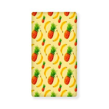 Banana Pineapple Pattern Print Baby Crib Sheet