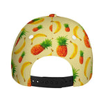 Banana Pineapple Pattern Print Baseball Cap