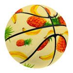 Banana Pineapple Pattern Print Basketball